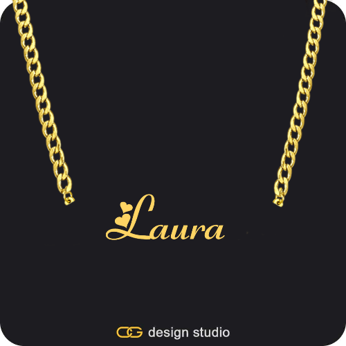 The Essential Name Necklace: Cuban