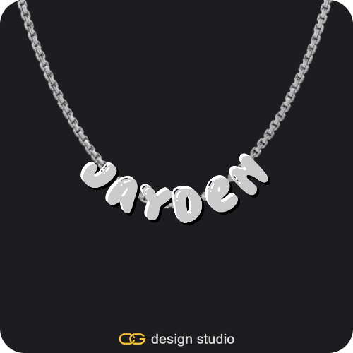 The Cloud Name Necklace