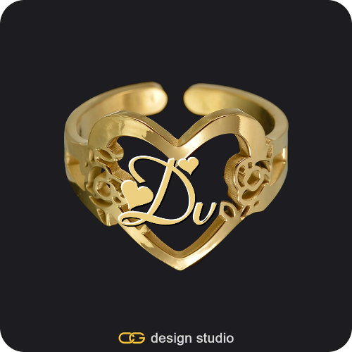 The Initial Heartfelt Ring