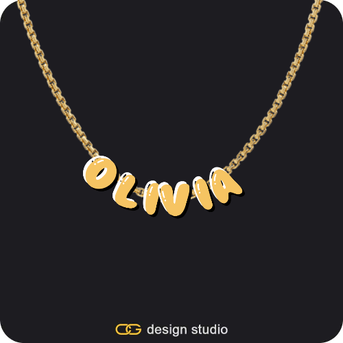 The Cloud Name Necklace