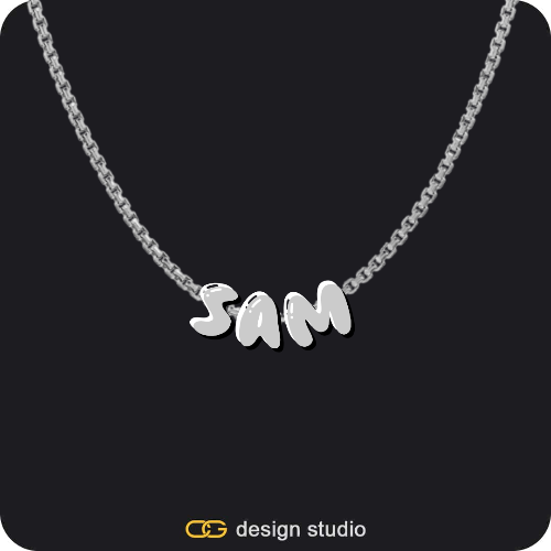 The Cloud Name Necklace