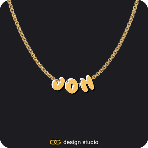 The Cloud Name Necklace