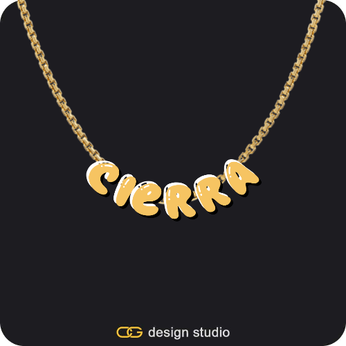 The Cloud Name Necklace