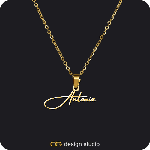 The Premier Script Name Necklace