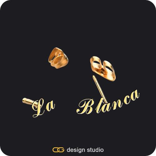 The Essential Stud Name Earrings