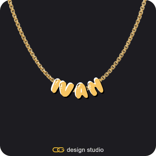 The Cloud Name Necklace