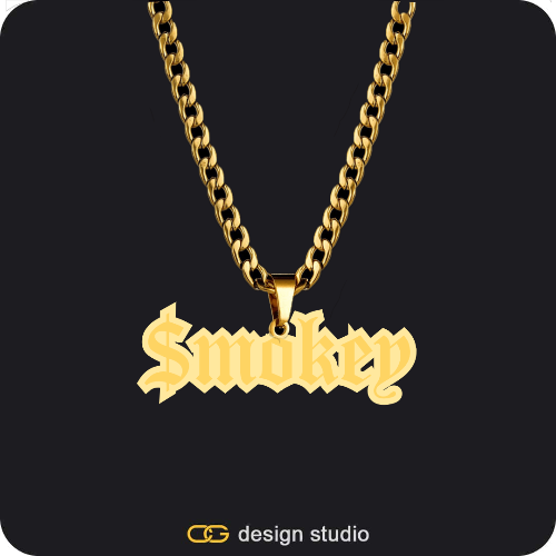 The Spotlight Double Plated Name Necklace