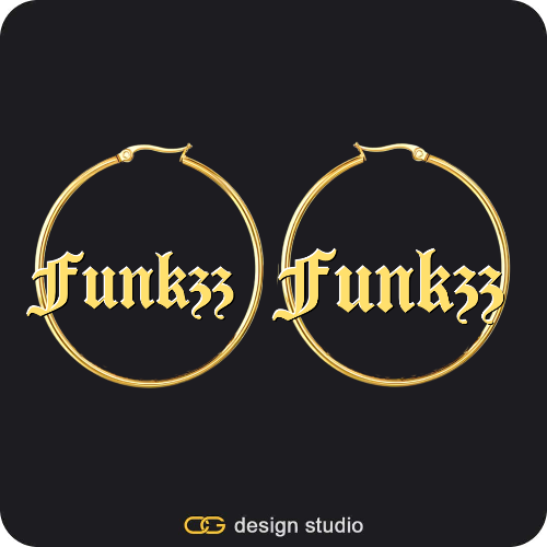 The Essential Hoop Name Earrings