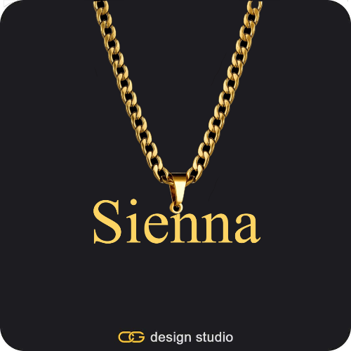 The Essential Name Necklace: Looped