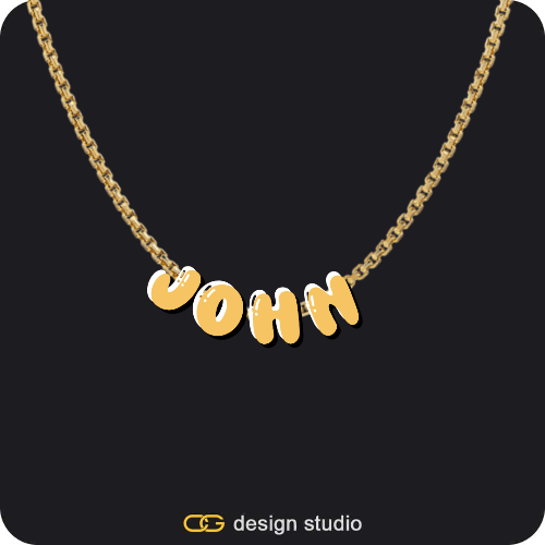 The Cloud Name Necklace