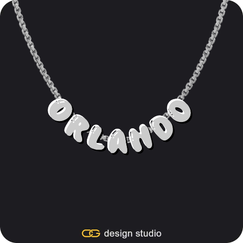 The Cloud Name Necklace