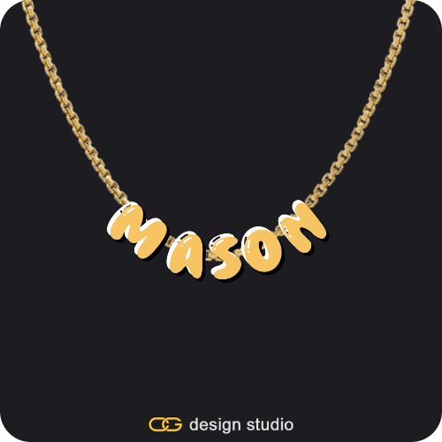 The Cloud Name Necklace