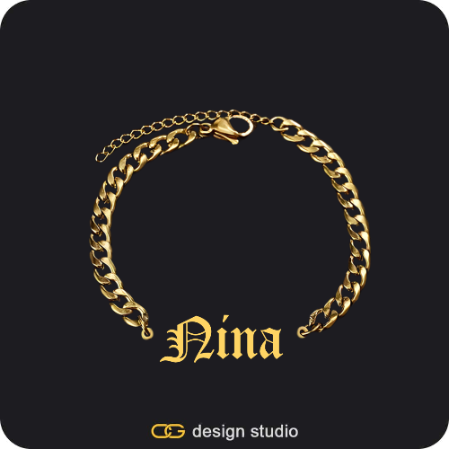 The Essential Name Bracelet: Cuban