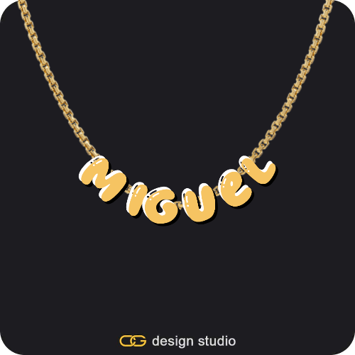 The Cloud Name Necklace