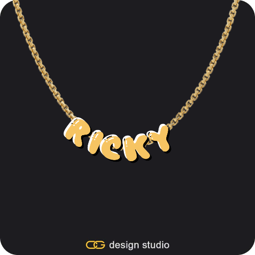 The Cloud Name Necklace