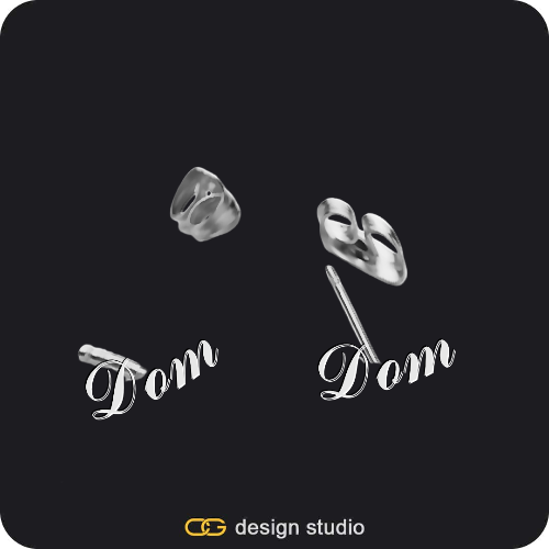 The Essential Stud Name Earrings