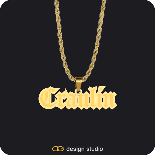 The Spotlight Double Plated Name Necklace