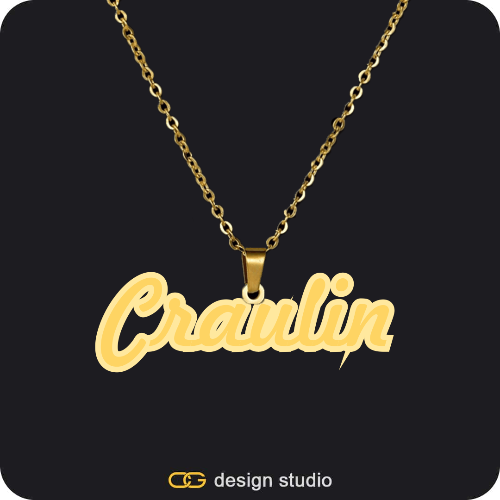 The Spotlight Double Plated Name Necklace