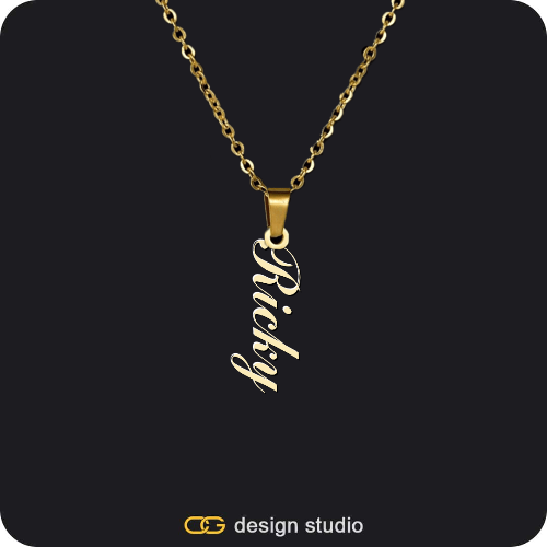 The Vertical Name Necklace