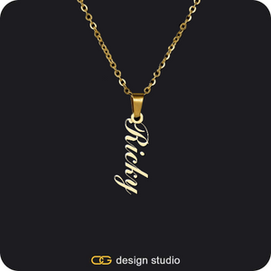 The Vertical Name Necklace