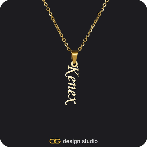 The Vertical Name Necklace
