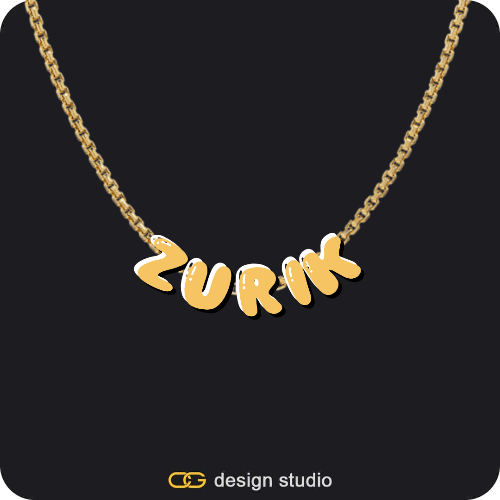 The Cloud Name Necklace