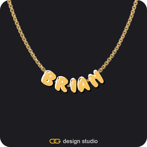 The Cloud Name Necklace