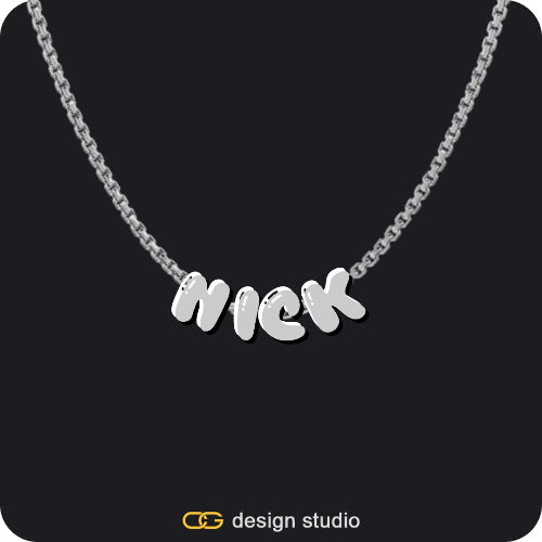 The Cloud Name Necklace