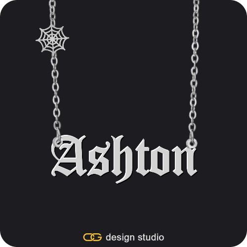 The Essential Name Necklace: Charm
