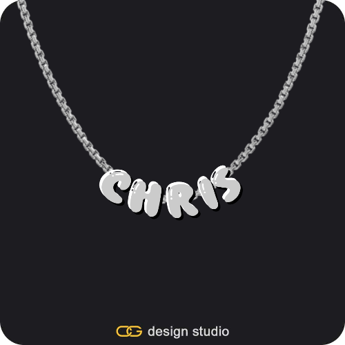 The Cloud Name Necklace