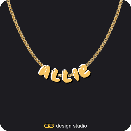 The Cloud Name Necklace