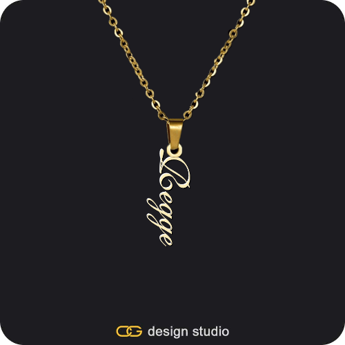 The Vertical Name Necklace