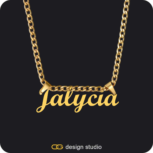 The Essential Name Necklace: Cuban