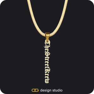 The Vertical Name Necklace