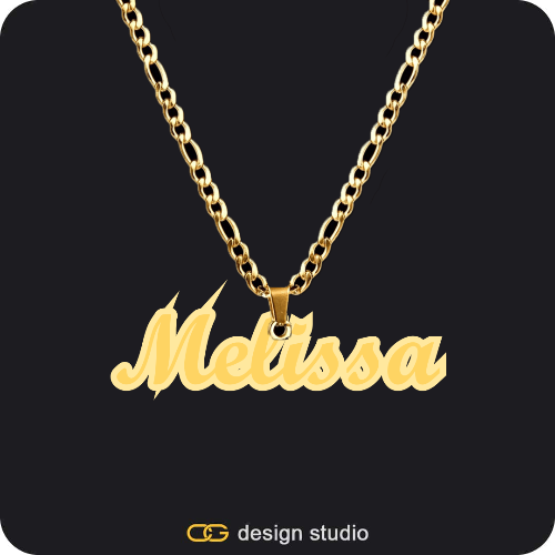 The Spotlight Double Plated Name Necklace