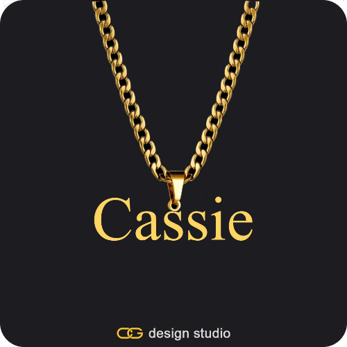 The Essential Name Necklace: Looped