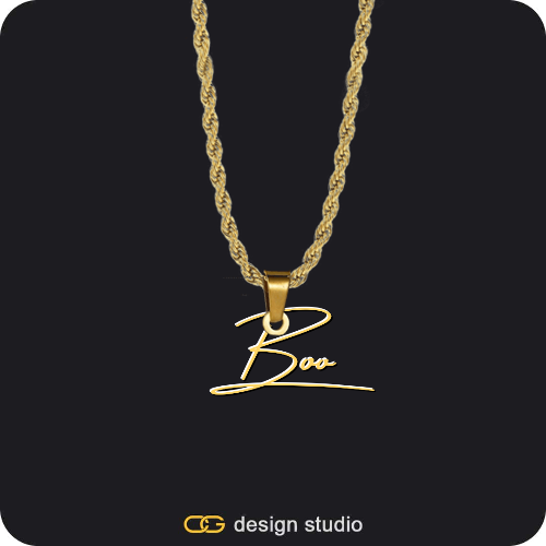The Premier Script Name Necklace
