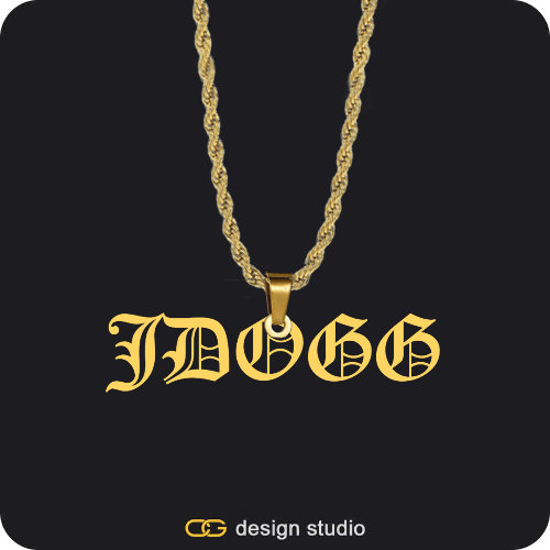 The Essential Name Necklace: Looped
