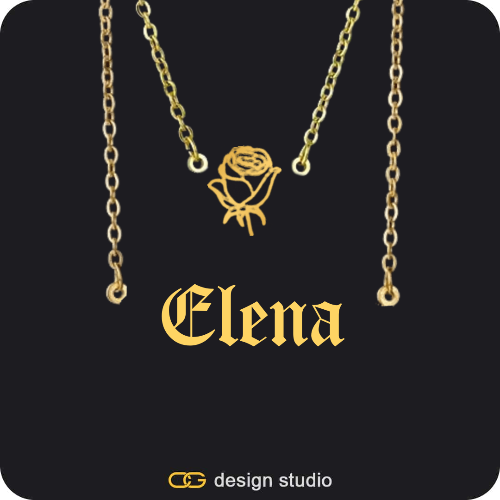 The Essential Name Necklace: Double Layer