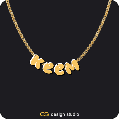 The Cloud Name Necklace