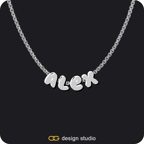 The Cloud Name Necklace