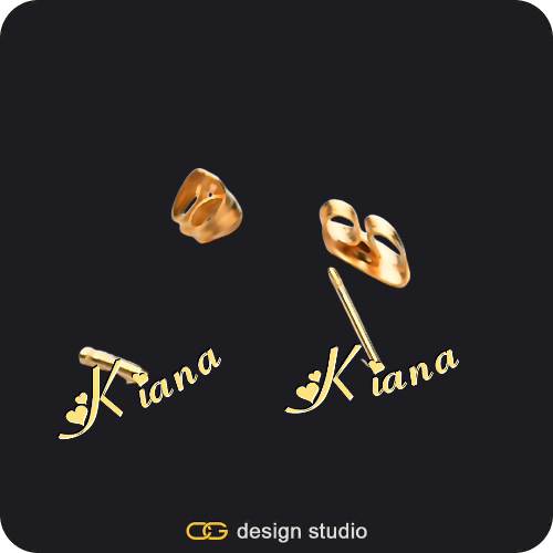 The Essential Stud Name Earrings