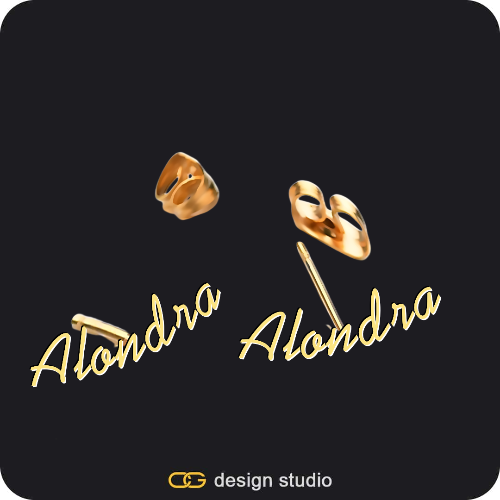 The Essential Stud Name Earrings