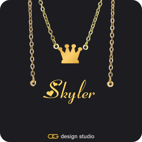 The Essential Name Necklace: Double Layer