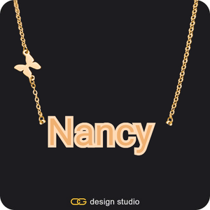 The Spotlight Double Plated Name Necklace