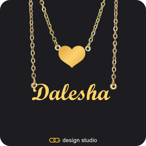The Essential Name Necklace: Double Layer
