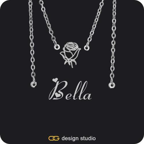 The Essential Name Necklace: Double Layer