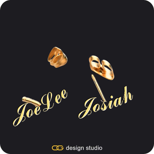 The Essential Stud Name Earrings