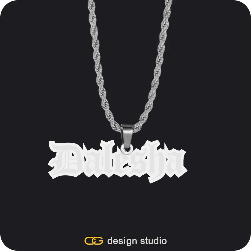 The Spotlight Double Plated Name Necklace