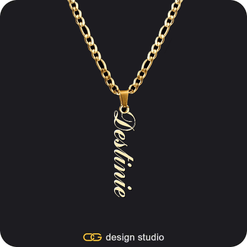 The Vertical Name Necklace